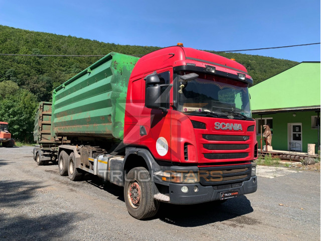 Scania, G480 6x6 manual + vlek BODEX /3743/ 